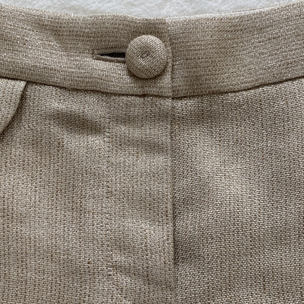 JCrew metallic linen shorts - Picture 3 of 10